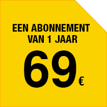 Een abonnement van 2 jaars - 99�	 