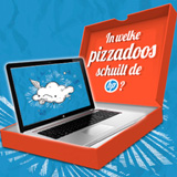 Engage BBDO en HP geven gratis pizza`s weg