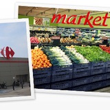 Le Carrefour Market entièrement rénové du centre commercial bruxellois City2 propose aux clients une alternative alimentaire saine