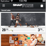 Snapstore explore le M-commerce avec panache!
